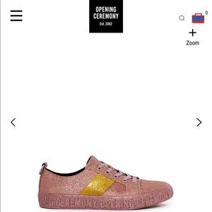 Opening ceremony glitter sneakers